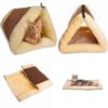Amazon hot selling can wash the dog's nest removable cat nest long plush deep plush, deep sleep, warm cushion spontaneous hot cat nest