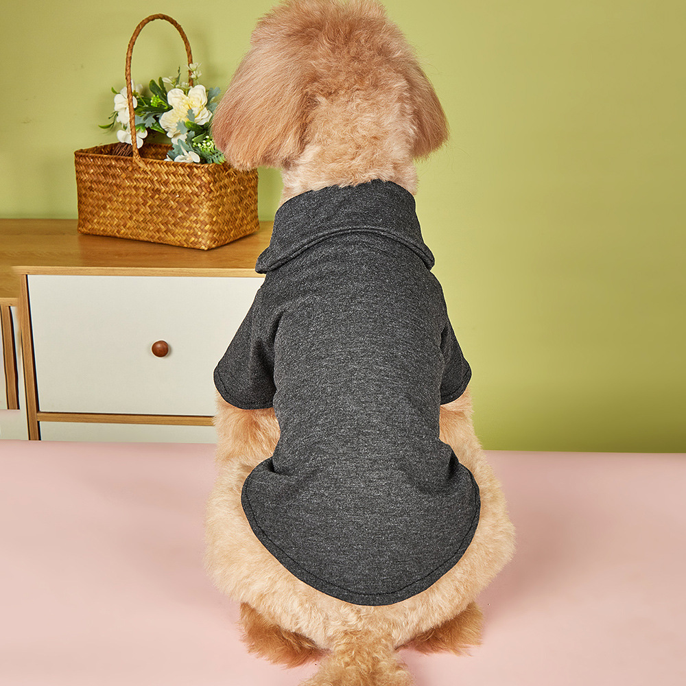 Simple Style Polyester Solid Color Pet Clothing display picture 2