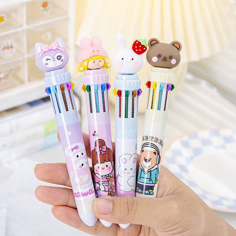 cartoon coloured pencils for students