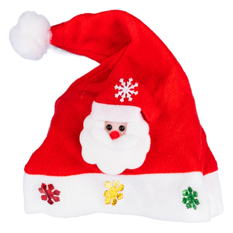 Sombrero de Papá Noel, sombrero de alce y muñeco de nieve, sombrero de Navidad brillante, decoración navideña bonita, accesorios para fiestas