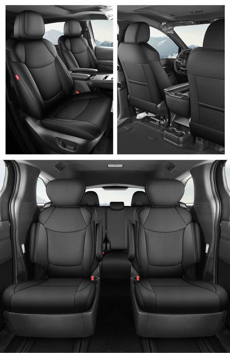 Toyota Sienna Seat Cover, Sienna-Specific Seat Cover, Full-Cover Car Seat Cushion, Sienna 2025 Model Leather 7-Seater Seat Cushion