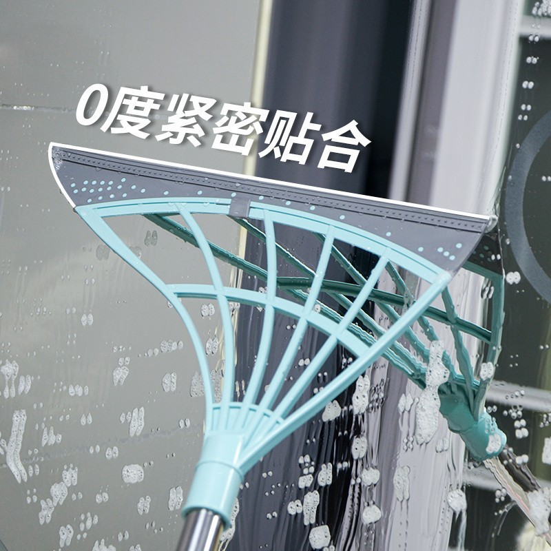 家庭用ヘア掃除ツール、乾湿両用ほうき、浴室ワイパー、韓国ブラックテクノロジーの新しい魔法のほうき|undefined
