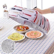 饭菜罩保温家用可折叠北欧风盖菜罩大号小号防苍蝇餐桌食物防尘罩