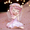 Manufacturer supply Flower Fairy Girl inS Wind Girl Heart Flower Ring Girl Swing Room Decoration Crafts