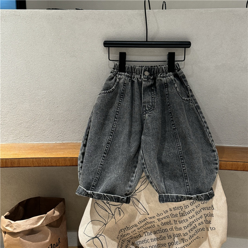 Children's autumn jeans for men and women
