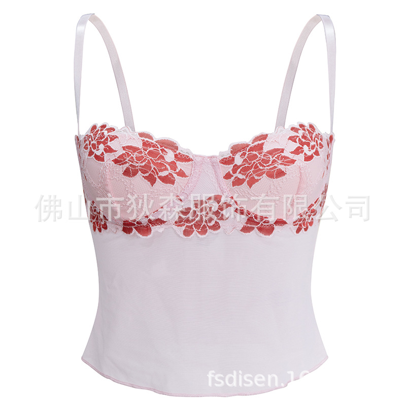 Chaleco exterior de encaje bordado de venta caliente en Europa y América