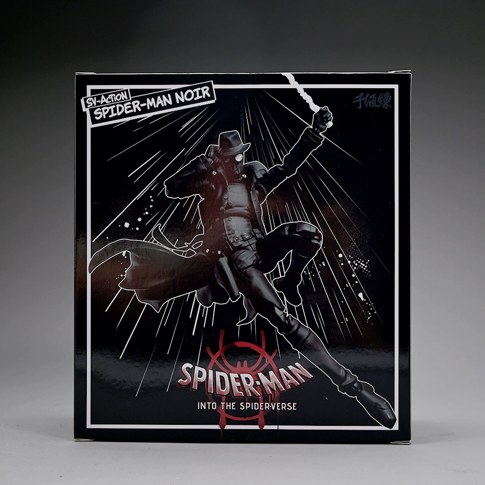 Фигурка для коллекции (SV-ACTION)-shadow Spider-Man, PVC коллекционная фигурка с аксессуарами и подставкой