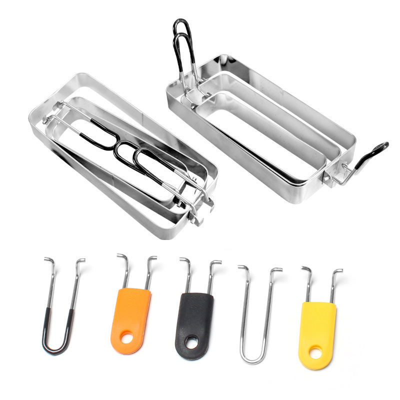 304 Stainless Steel Rectangular Omelette Shaping Mold Omelette Sun Egg Kitchen Baking Impression Hamburger Patty