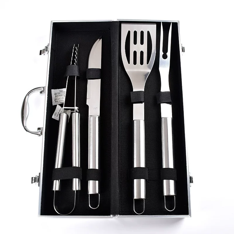 Set stainless steel, 4 piece set