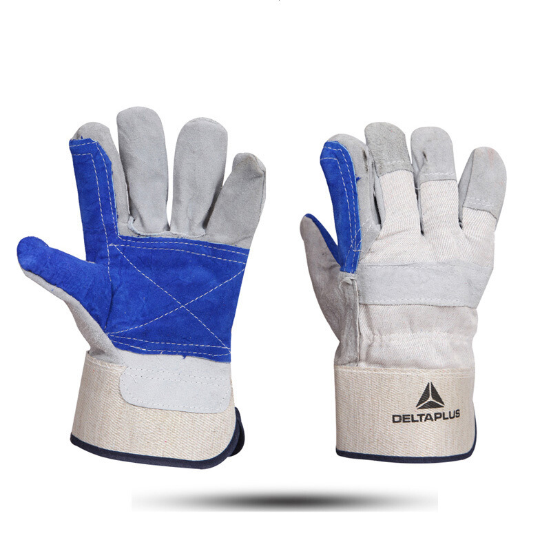 Delta 204202 guantes de protección guantes de piel de vaca guantes de soldadura guantes de protección contra pinchazos y desgaste