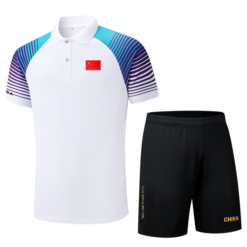 반소매 반바지 흰색