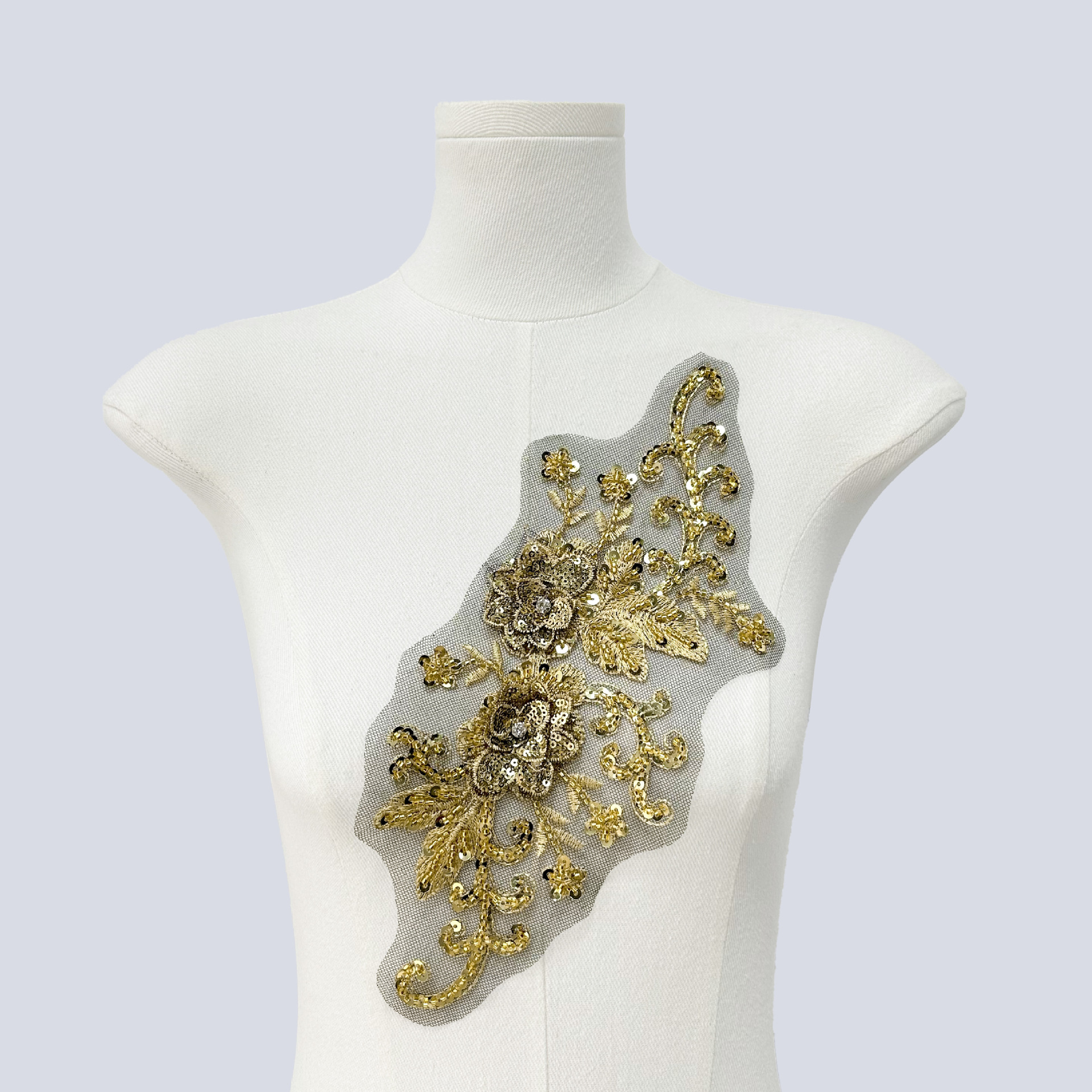 X3152 블랙 메쉬 골드 플러스 다이아몬드