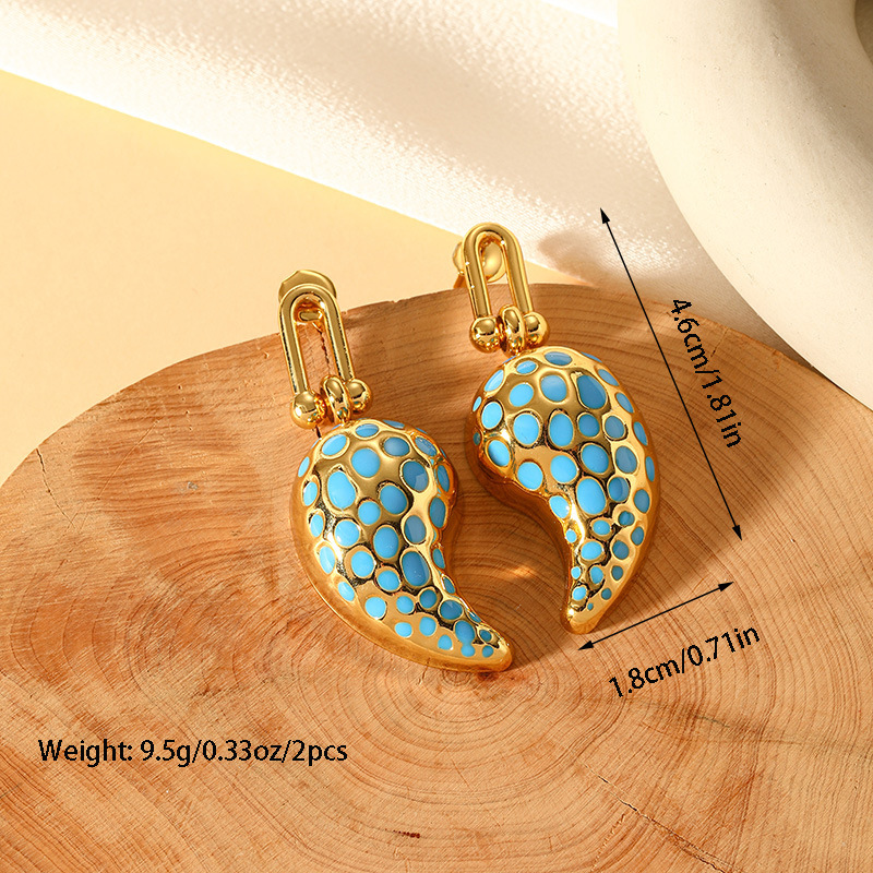 10g Weight Titanium Steel Ear Needle Material Ear Studs Classification 1 Pair Quantity Daily, Street Occasion Titanium Steel Material Geometric Pattern All Seasons Season Women's Gender Plating Design Retro, Commute Style 1 Pair Retro Commute Geometric Plating Titanium Steel Ear Studs 20