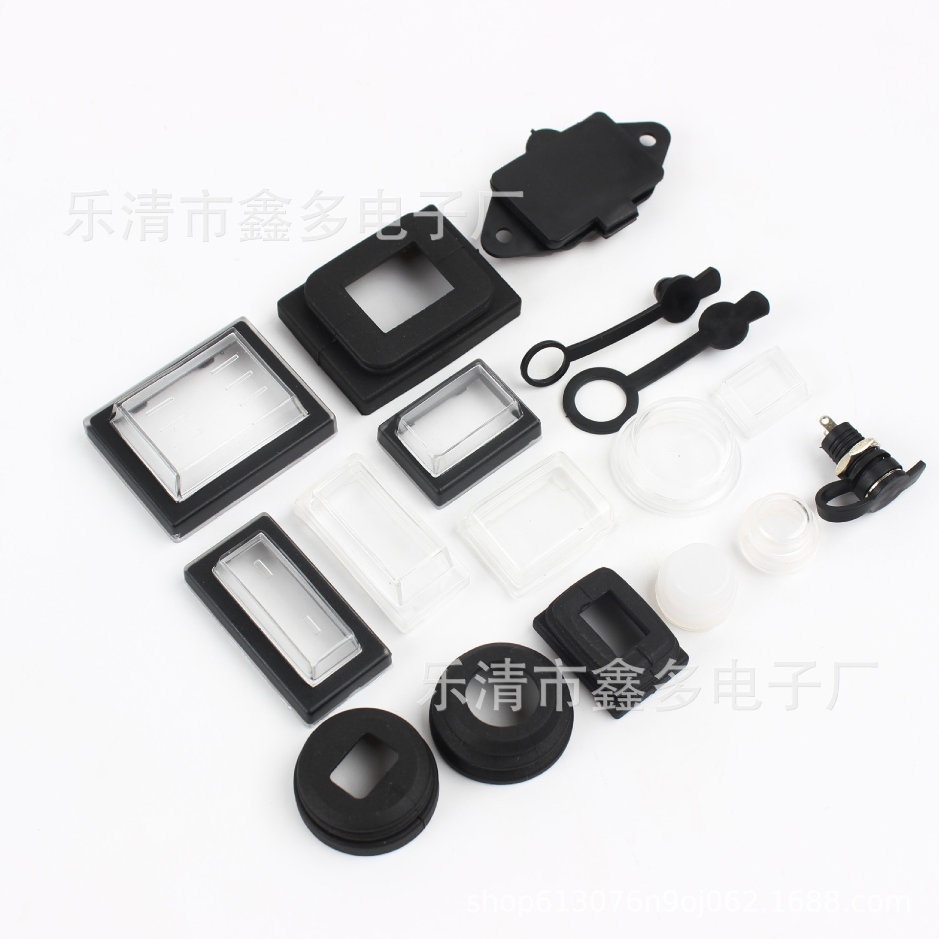 防水胶套KCD1圆形23MM防水船型开关帽KCD4船型开关防水帽