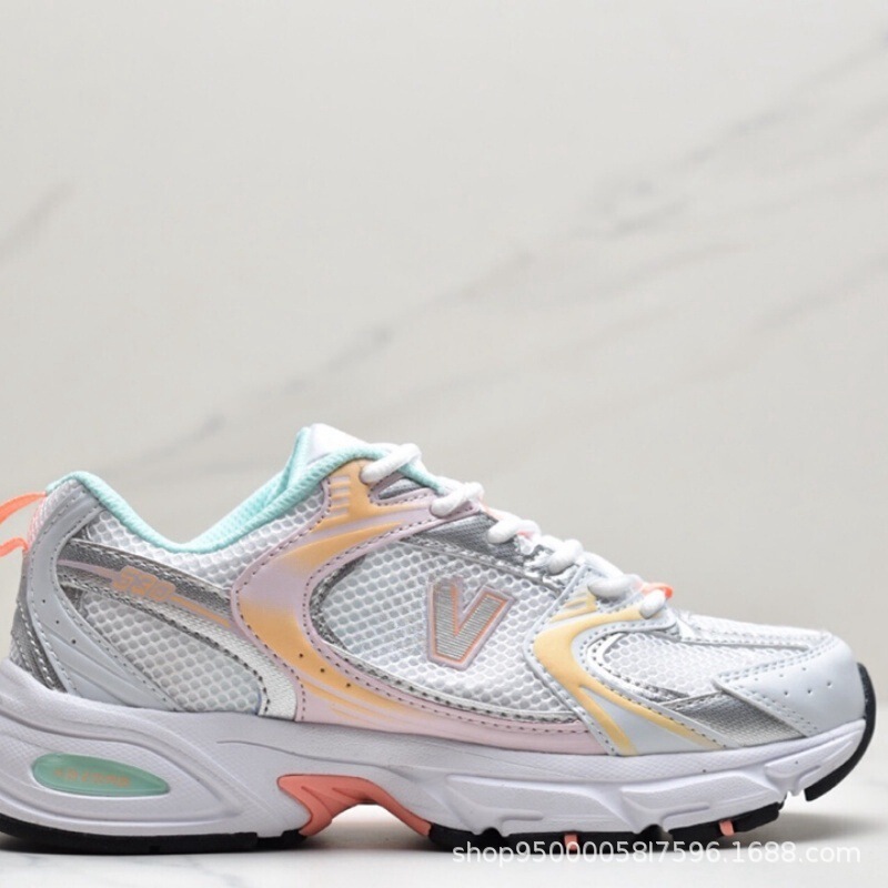 莆田純原NB530レトロ銀白おじさん靴カジュアル女性アウトドアスポーツランニングカップル靴卸売り|undefined