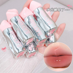 Xingfei Water-Gloss Mirror Lip Glaze, Moisturizing, Non-Fading, Non-Stick Lip Gloss, Fake Whitening and High-Value Lipstick