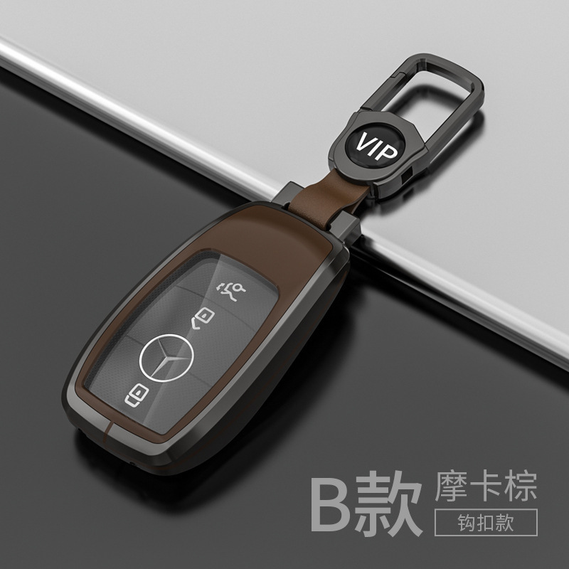 메르세데스 B 모카 다크 브라운 + 버클