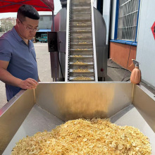 定制大型电磁炒锅滚筒式炒货机炒制机 干燥杀菌烘干洋葱片设备