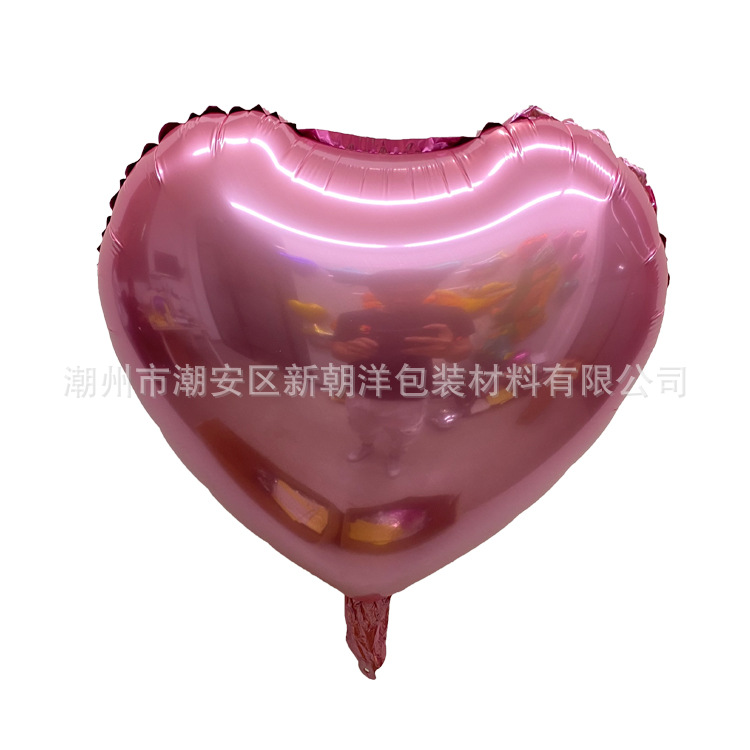10 inch love peach heart aluminum film balloon light plate cartoon birthday party confession wedding decoration floating air balloon wholesale