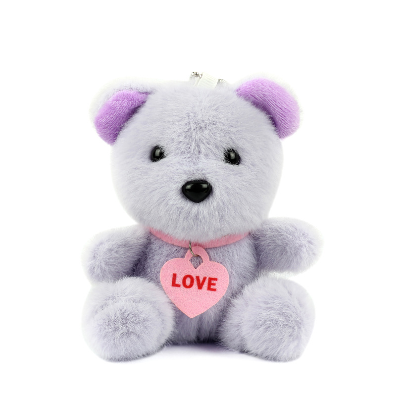 Adorable peluche dibujos animados Teddy Bear colgante Teddy Bear juguetes mochila muñeca decoración estudiantes pequeños regalos
