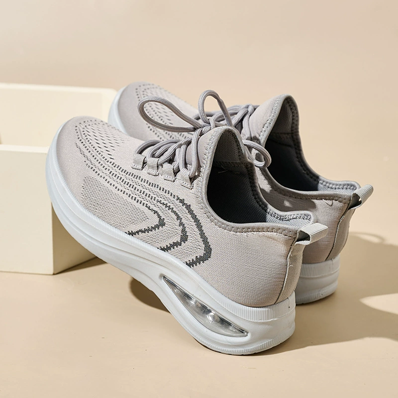 Трансграничная весенняя новая мужская обувь корейская легкая настоящая воздушная подушка толстая подошва повседневная спортивная обувь дышащая мода внешняя торговля оптом