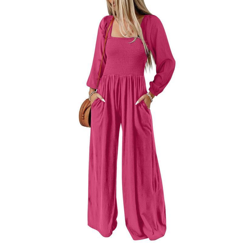款Women's Casual Loose Overalls Jumpsuits One Piece Long|undefined
