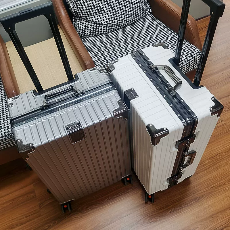 Metal durable capacious suitcase, 24inch, 28inch