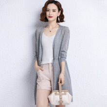 Striped cardigan sweater for women, 2022 autumn new style, loose zipper, outerwear, laid-back style knitted top jacket for women pic 1