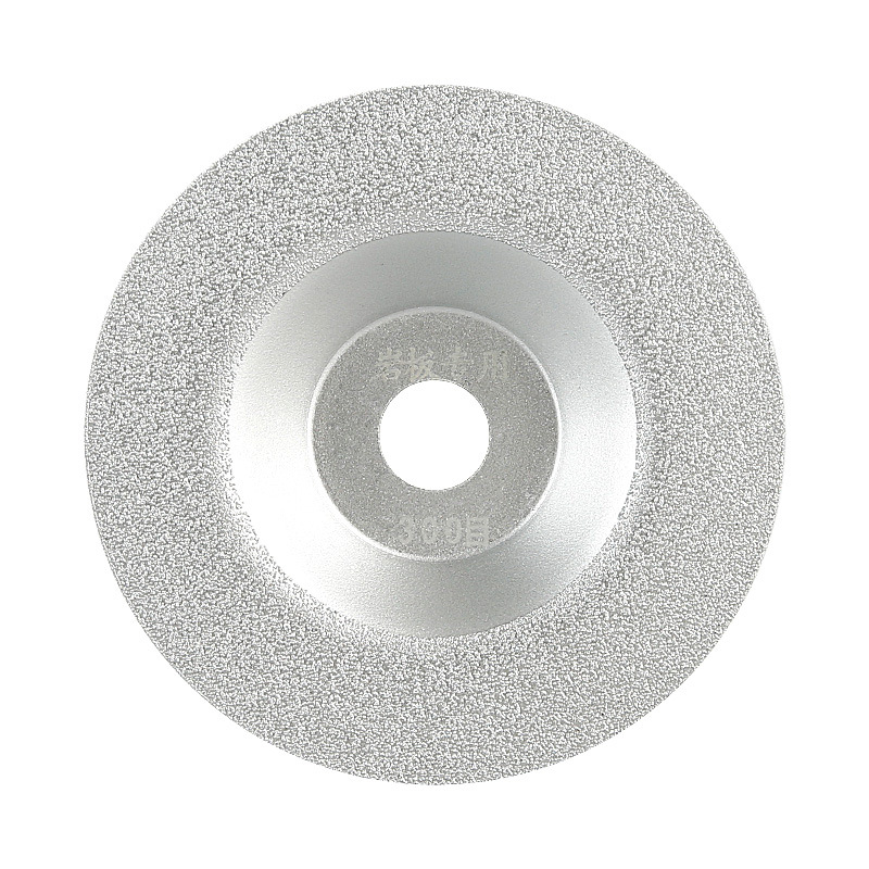 Placa de roca especial cuenco de molienda azulejos mármol vidrio cerámico 45 biselado afilado molino de ángulo hoja de molienda de arena fina