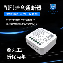 涂鸦WiFi暗盒开关通断器迷你暗藏式手机app智能音响控制2路改装件