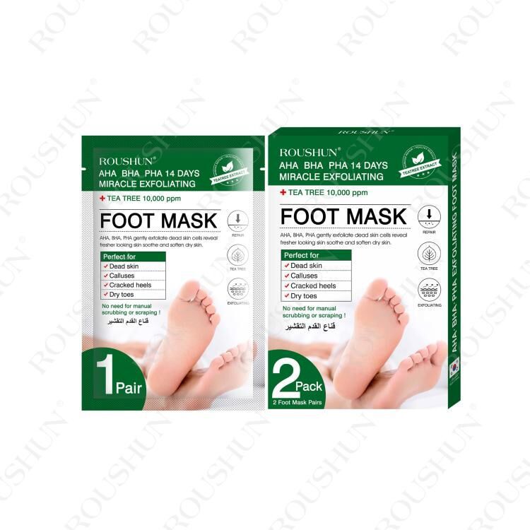 ROUSHUN茶树足膜  Tea tree foot mask