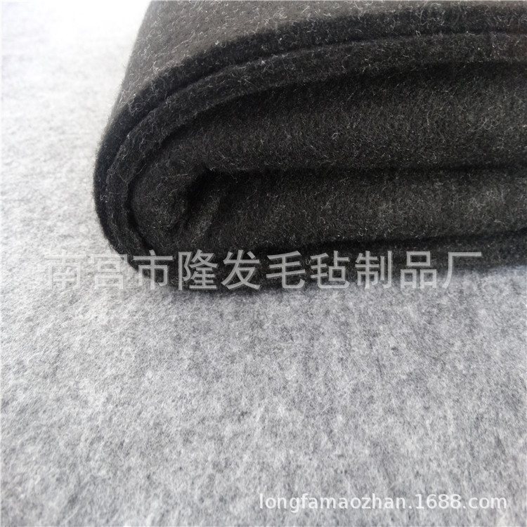 8mm隔音羊毛毡 防尘隔音毡地毯 10mm厚聚酯纤维毛毡吸音棉无纺布