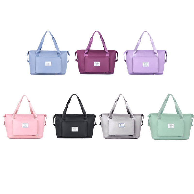 干湿分离瑜伽包大容量健身包可套拉杆单肩运动包折叠收纳旅行包