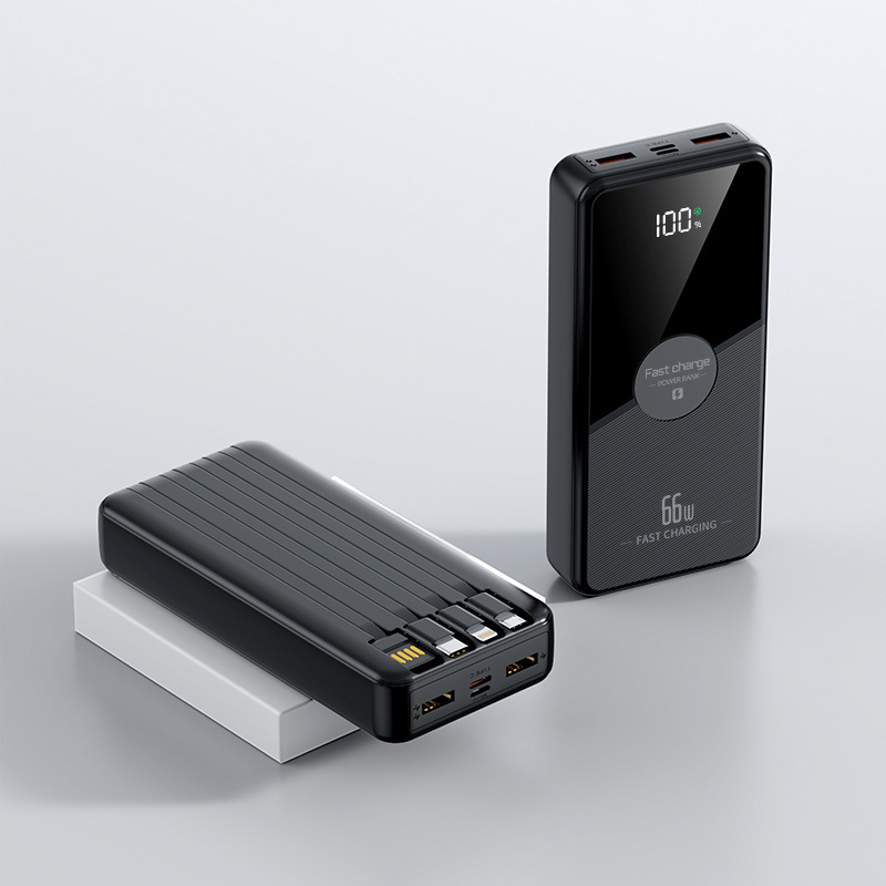 66W超高速充電パワーバンクには、2W mAhの大容量の便利なモバイル電源ギフトプリントロゴが付属しています|undefined