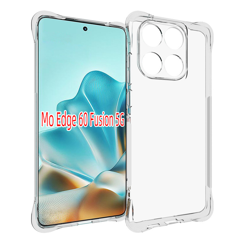 Suitable for Moto Edge70 5g Transparent Mobile Phone Case Edge 60 Fusion Airbag Protective Cover Edgeg100