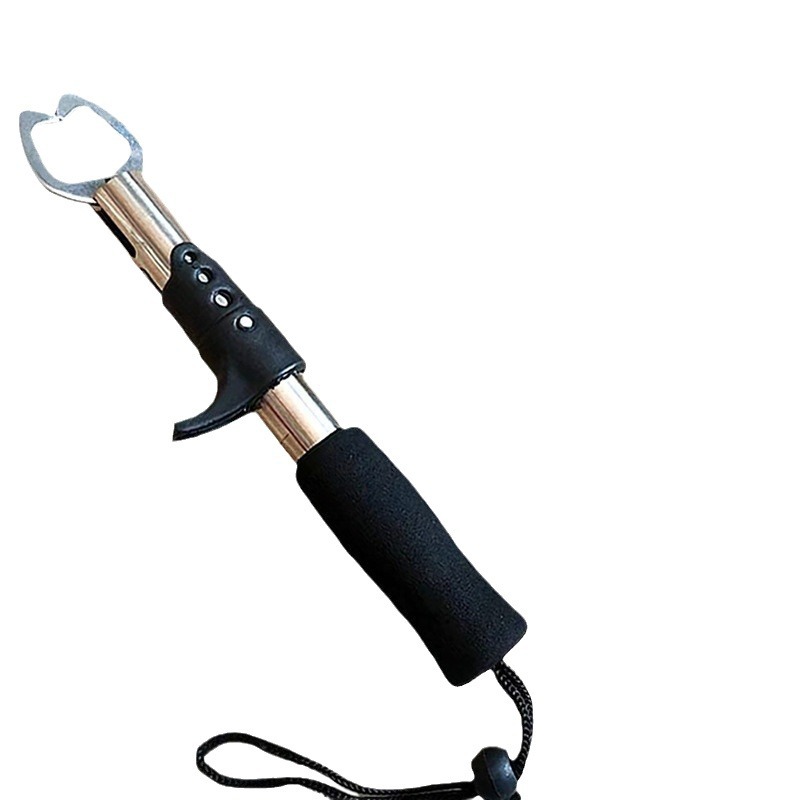 Dispositivo de control de pescado al por mayor abrazadera de pescado de acero inoxidable alicates de control de pescado Luya alicates tipo pistola plegable Luya traje de colector de pescado