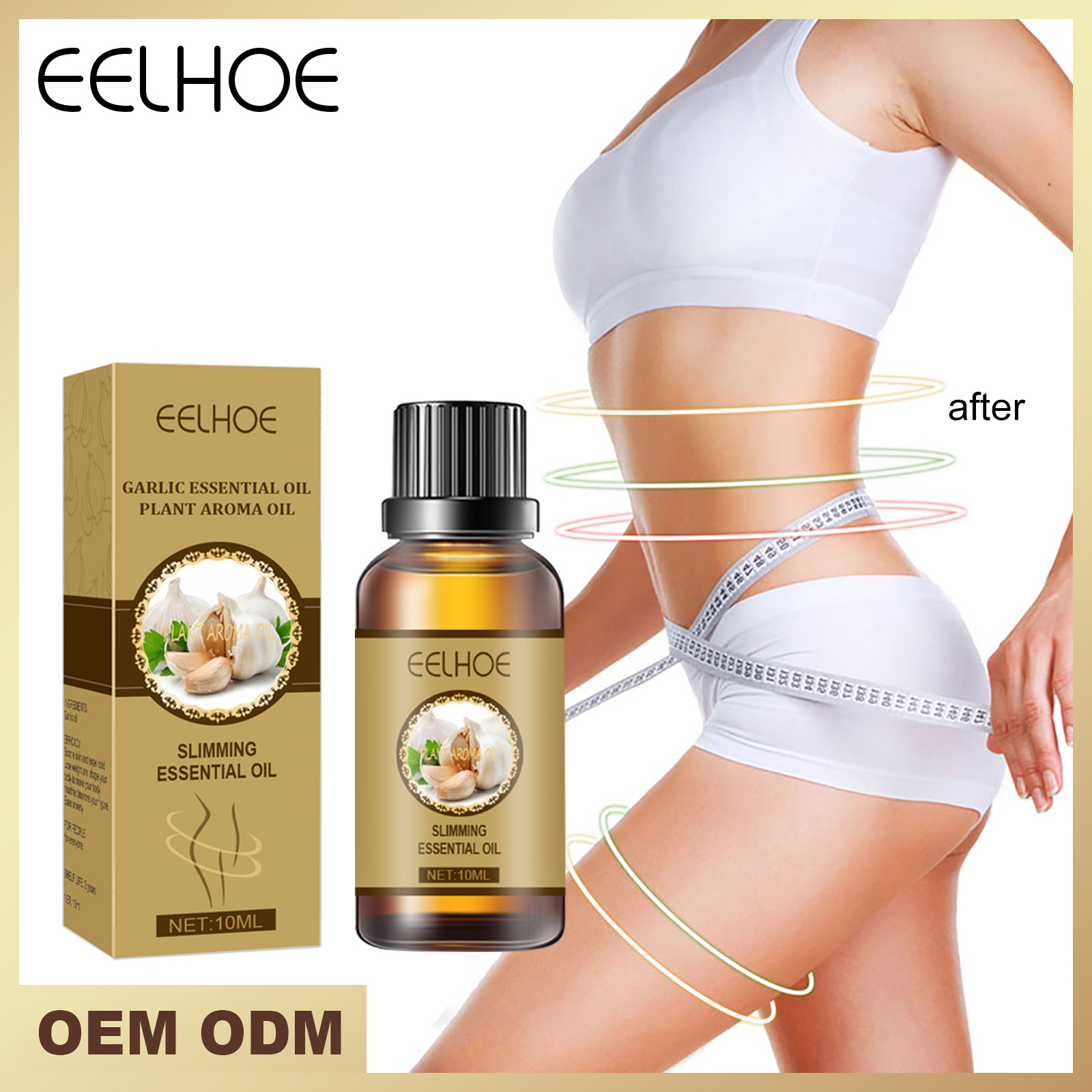 Knoblauch-Abnehmen zum Formen, Straffen, Straffen der Taille, leichtes, schönes Lifting, Haut- und Körpermassage_voghion.com