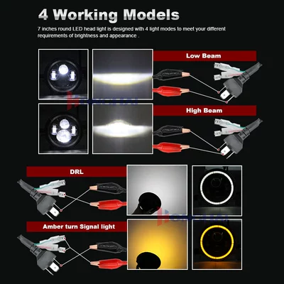 inch car LED headlight angel – Ön faralar