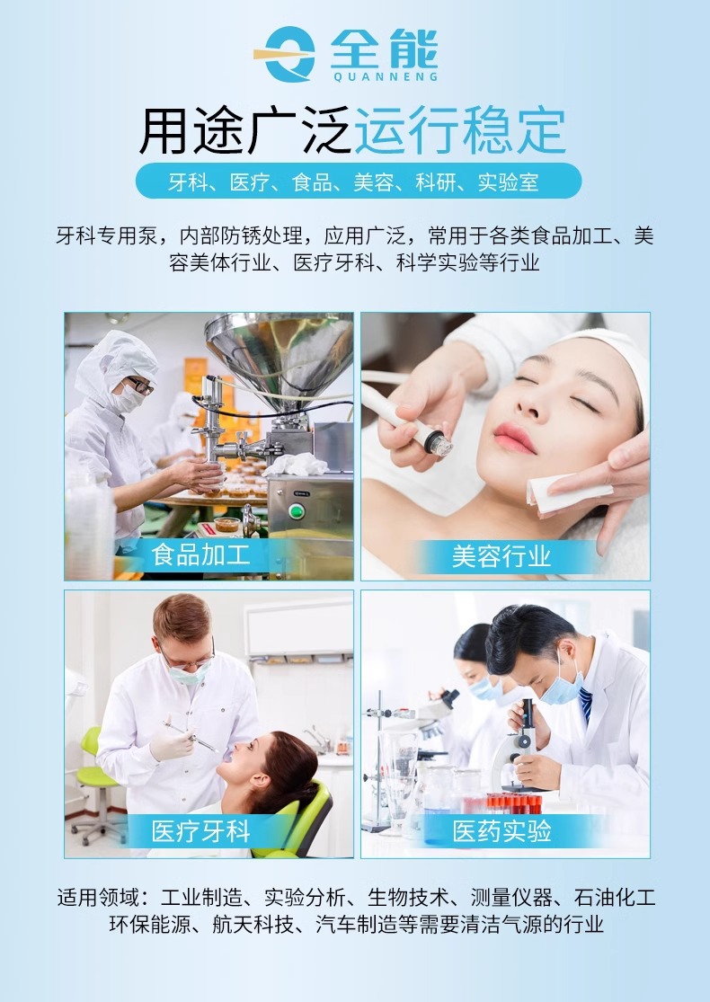 Ruiyan Dental Special Oil-free Silent 220V Medical Clinic Atomization Air Compressor Laboratory