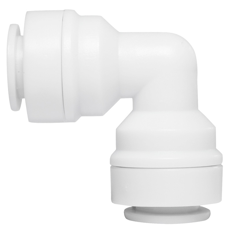 Tipo L sin tarjeta de 3 puntos conector de enchufe rápido dispensador de agua filtro de agua pura máquina de agua potable directa tubo conector universal 4066 codo