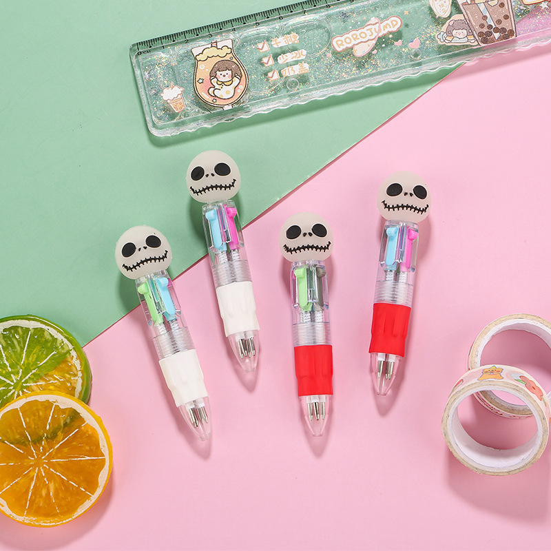 クロスボーダーハロウィンミニ4色ボールペンかわいい漫画カラーペンギフト小学生賞品卸売|undefined