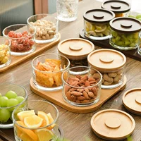 Журнальный столик, фрукты, семена дыни, закуски, поднос для закусок с крышкой, герметичный, влагостойкий, коробка для подноса для сухофруктов, гостиная дома