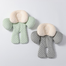 婴儿童手推车3D豆豆绒坐垫子宝宝餐椅垫配件车垫四季通用日韩ins