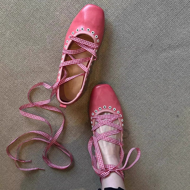 Luxuriöse Damen Mary Jane Schuhe Mit Blockabsatz Und Karreeform_voghion.com