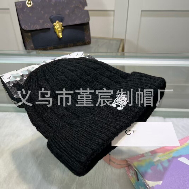 高品質のCE家の正確なアルファベット秋冬保温ニット帽|undefined
