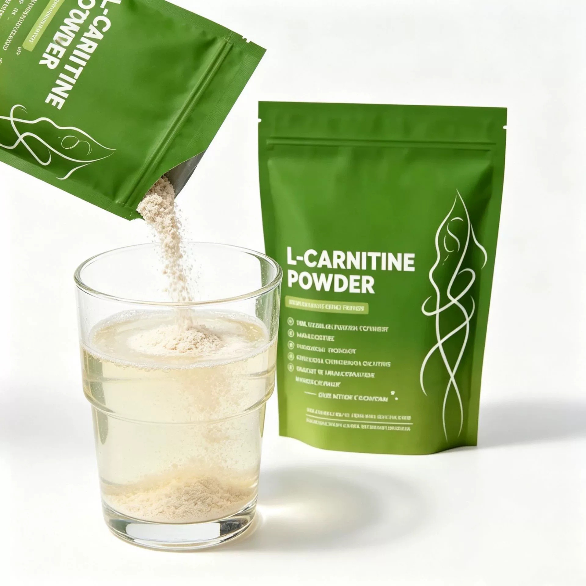 L-Carnitine Green Apple Flavor Powder with White Kidney Bean Complex Fruit and Vegetable Powder 21g specifications