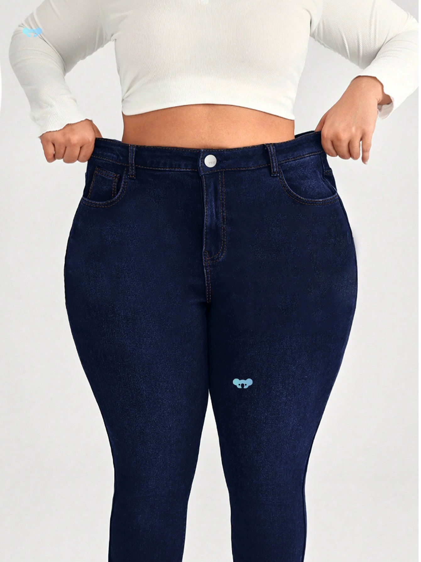 Женские джинсы 8XL больших размеров, стрейч, обтягивающие, повседневные