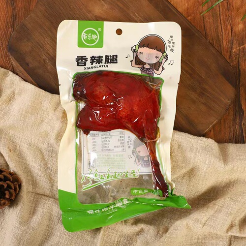 Bailaba Braised Duck Legs: Spicy, Chili-Flavored, and Seasoned Meat Delights—Ready-to-Eat Snacks, Casual Foods, Available in Bulk Wholesale Boxes