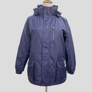 Primary school uniform two-piece children's navy blue thickened cold-proof cotton-padded jacket removable liner wholesale