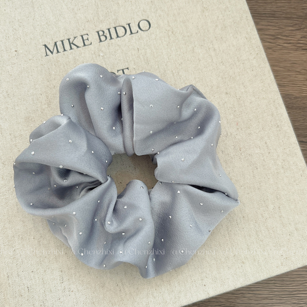 34 그레이 블루 새틴 안개꽃